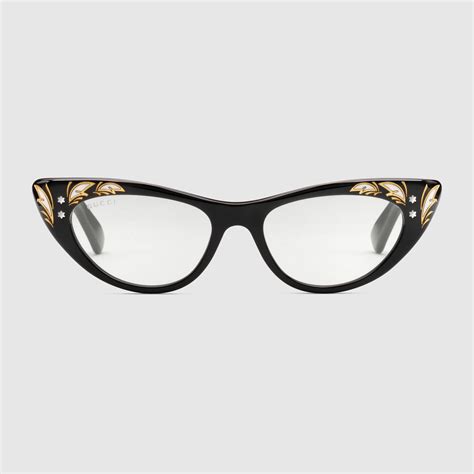 gucci cat eye optical glasses